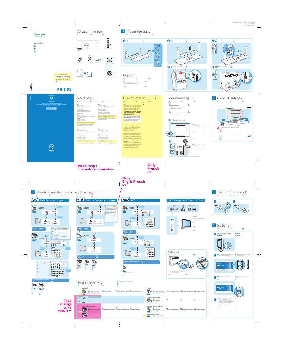 Philips 50PF9631D-37 User Manual | 1 page