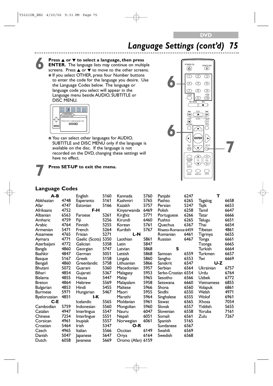 Language settings (cont’d) 75 | Philips 27PC4326-37 User Manual | Page 75 / 92