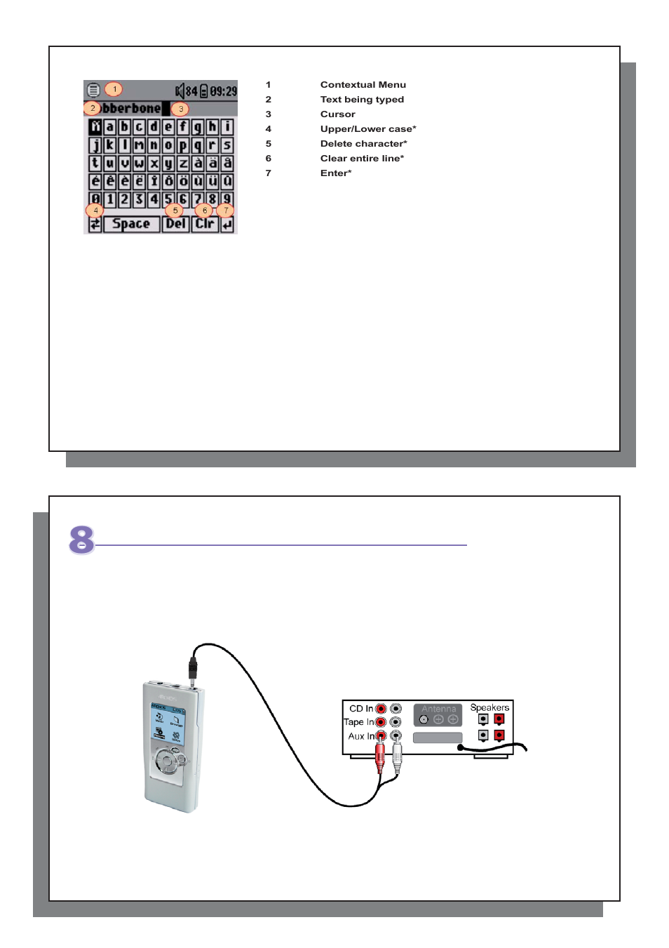 Connecting the gmini™ xs100 to a stereo system | ARCHOS XS100 User Manual | Page 16 / 26