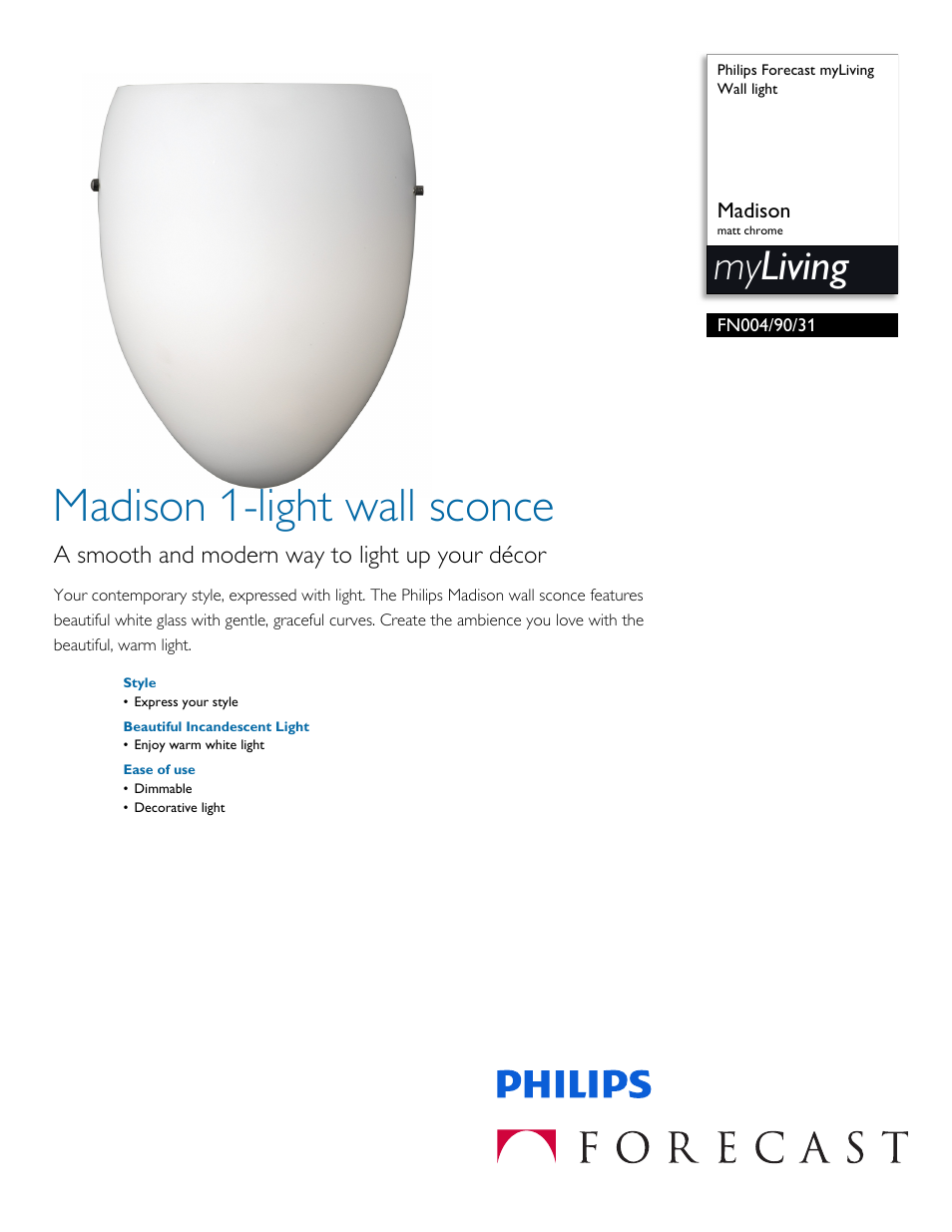 Philips FN0049031 User Manual | 2 pages
