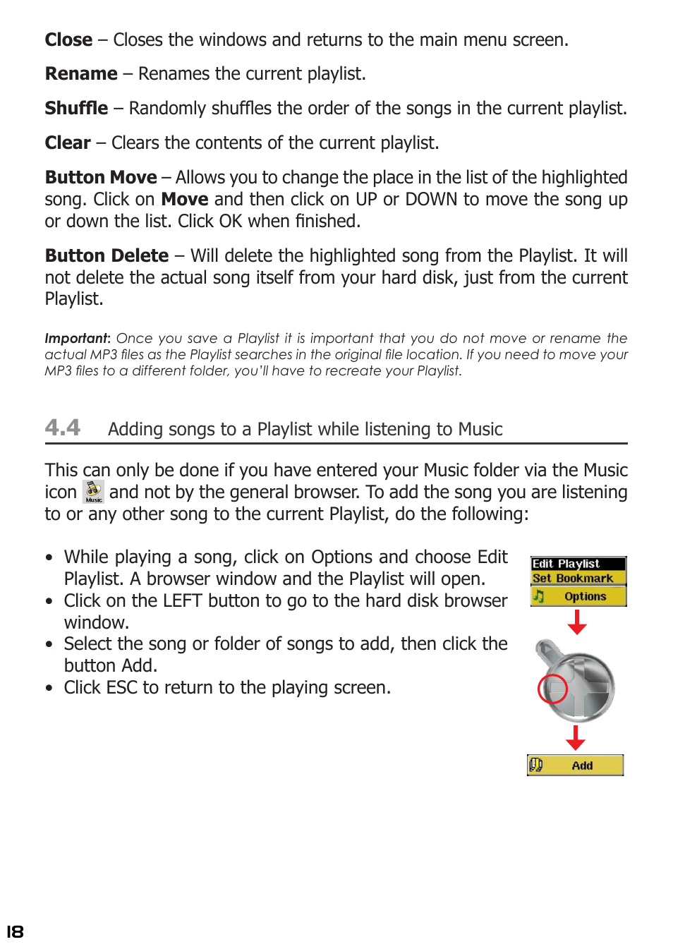 ARCHOS 400 User Manual | Page 18 / 68