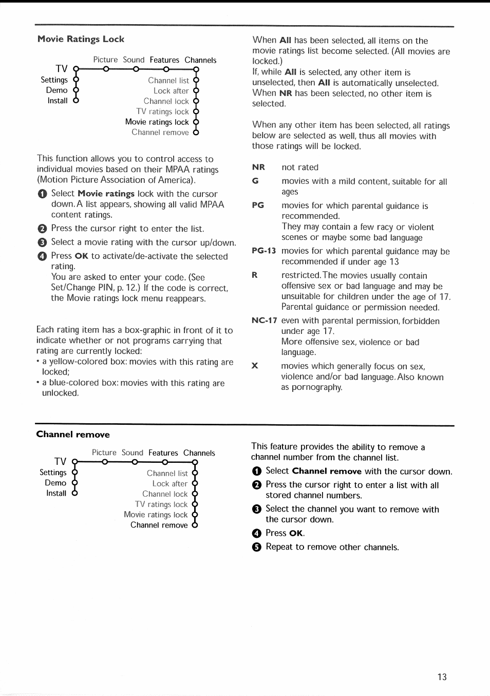 O o— o | Philips 30PF9946-37 User Manual | Page 16 / 90