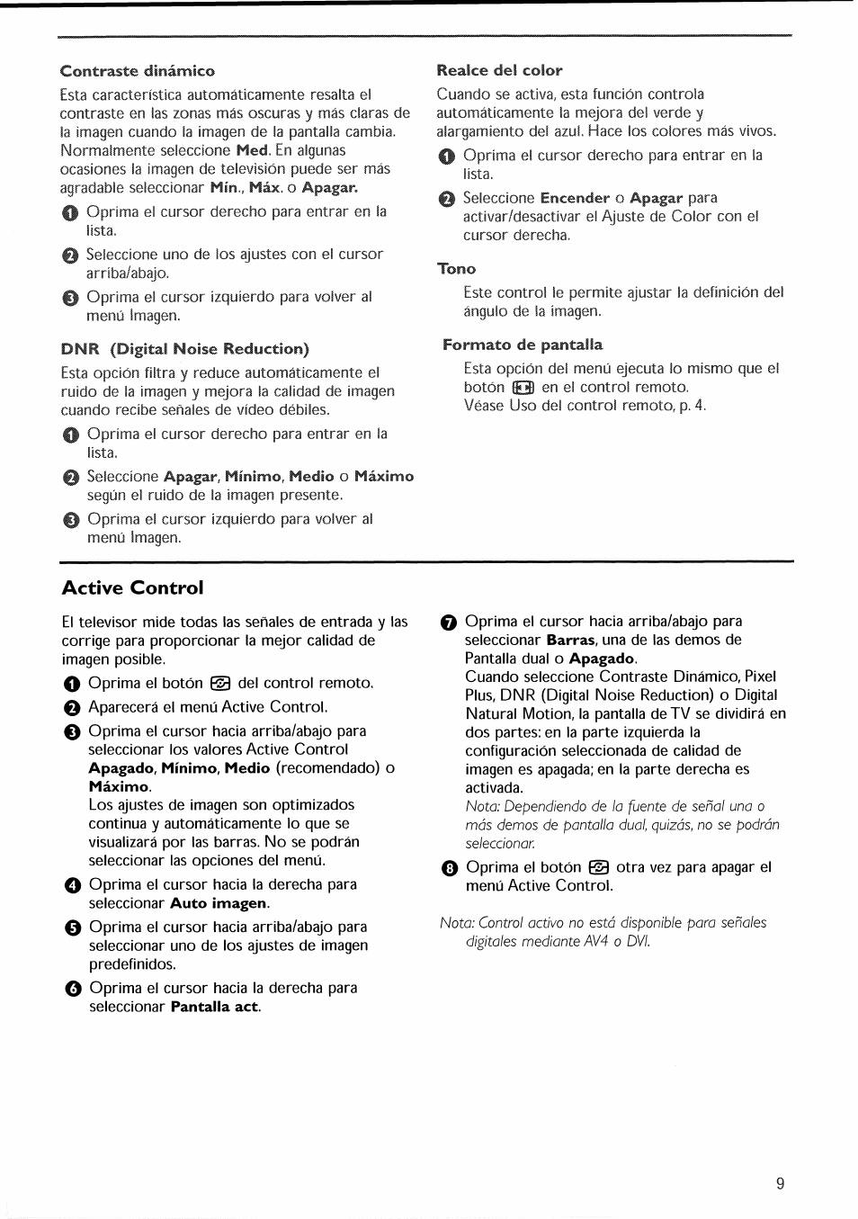 Active control | Philips 30PF9946-37 User Manual | Page 68 / 90