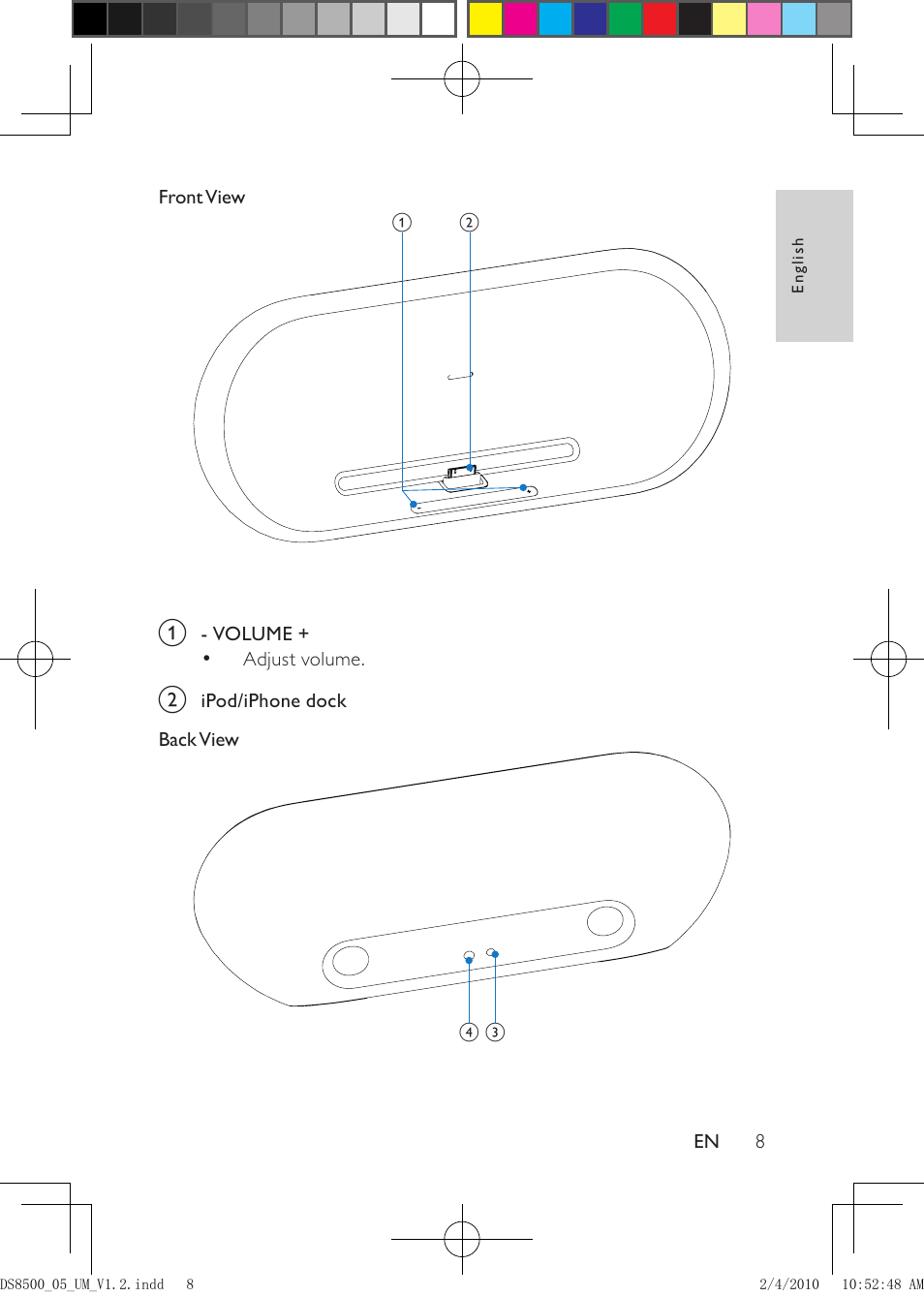 Philips DS8500-05 User Manual | Page 8 / 20