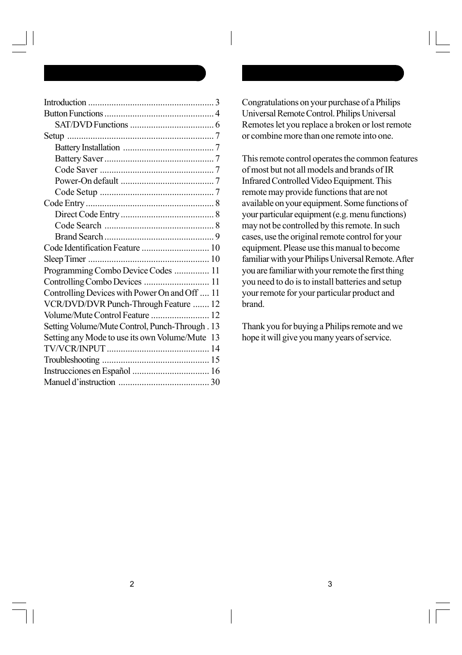 Philips SRU2104S-27 User Manual | Page 2 / 22