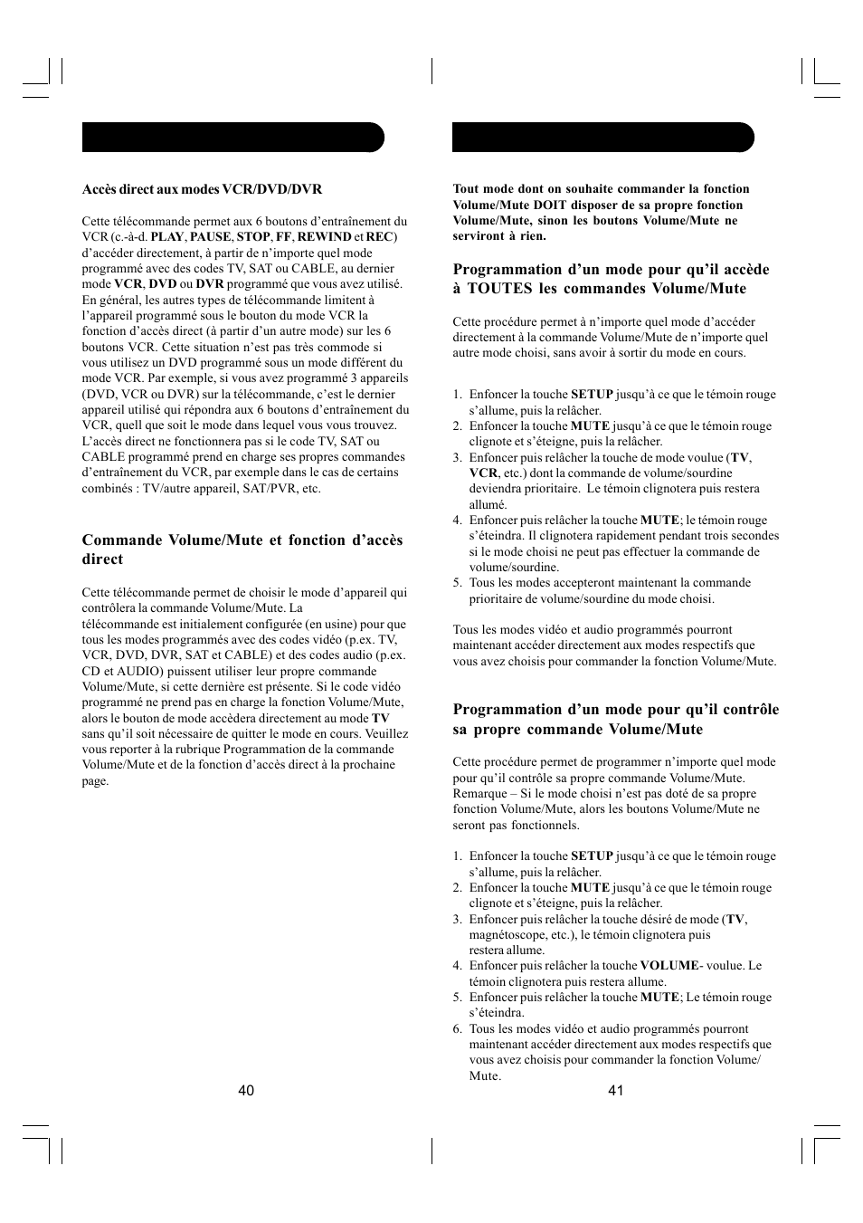 Configuration (suite) | Philips SRU2104S-27 User Manual | Page 21 / 22