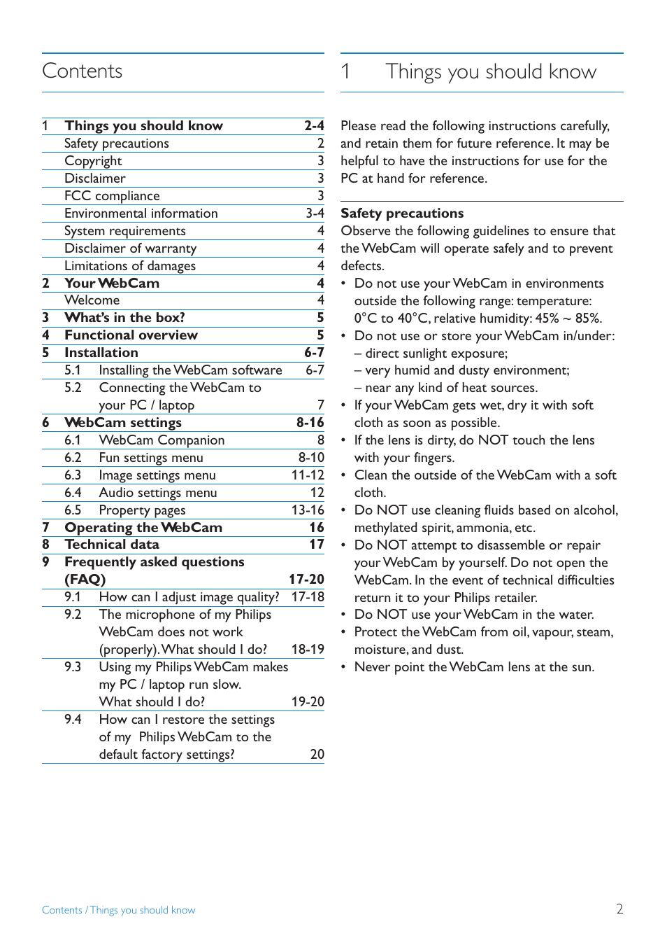 Philips SPC1330NC-27 User Manual | Page 2 / 21