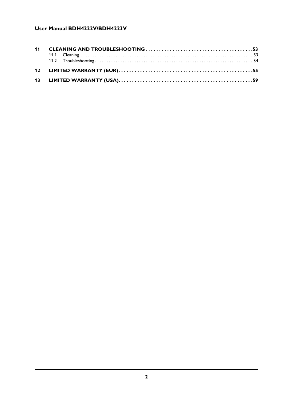 Philips BDH4223V-27B User Manual | Page 4 / 64