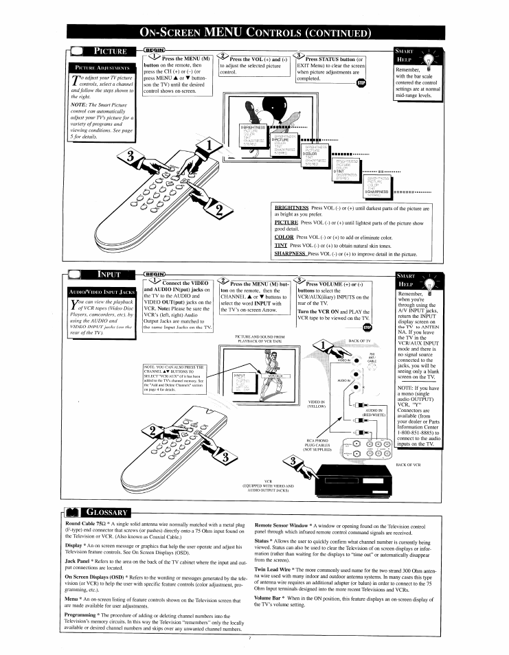 Menu, Creen, Ontrols | Continued | Philips HD2528C User Manual | Page 7 / 8