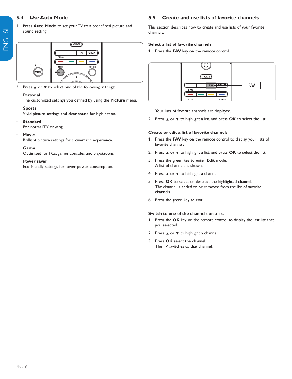 English française esp añol | Philips 42PFL7403D-27 User Manual | Page 18 / 44