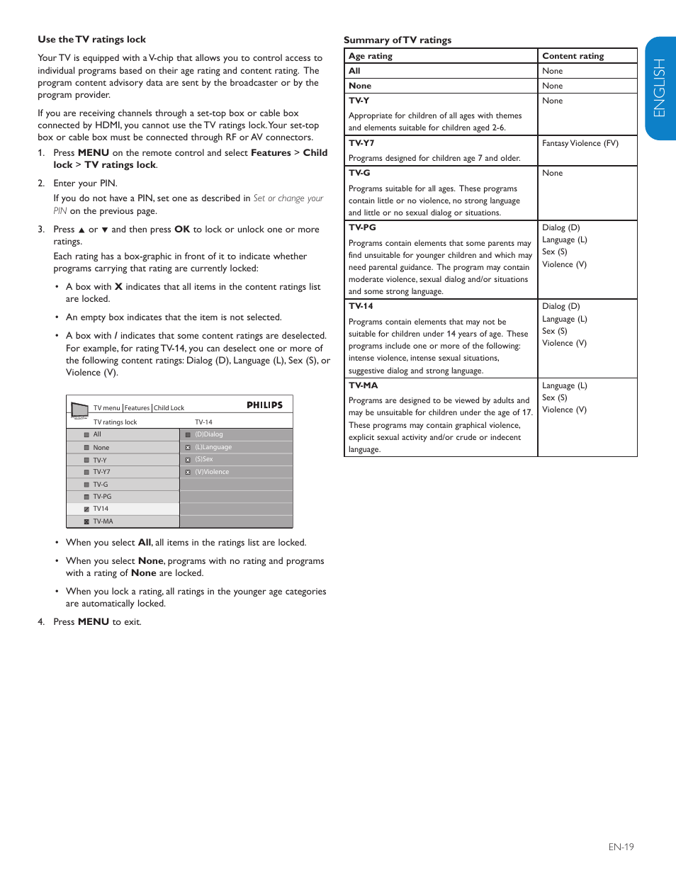 English française esp añol | Philips 42PFL7403D-27 User Manual | Page 21 / 44