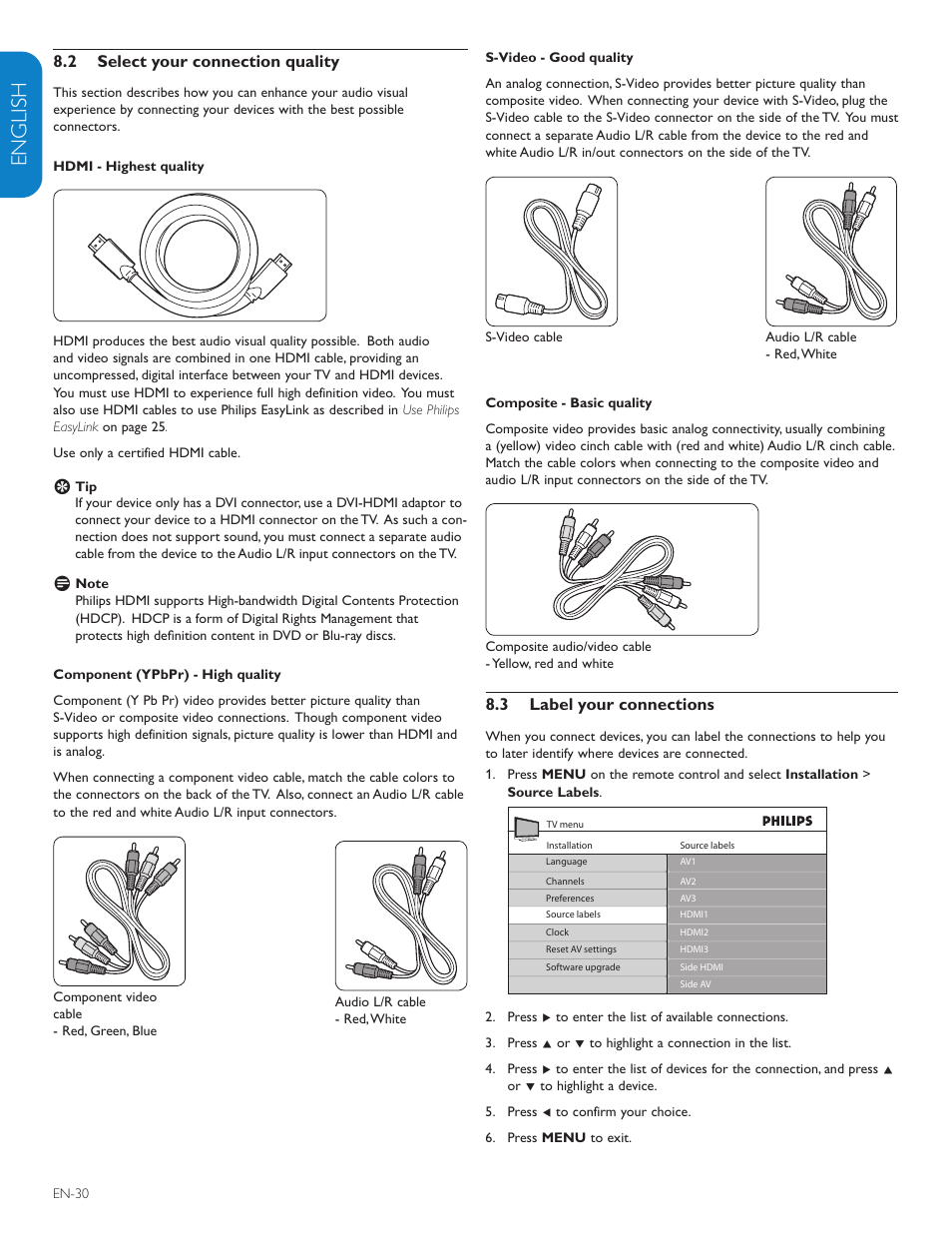 English française esp añol | Philips 42PFL7403D-27 User Manual | Page 32 / 44