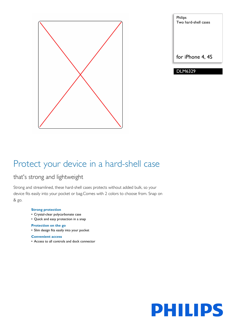 Philips DLM6329-17 User Manual | 2 pages