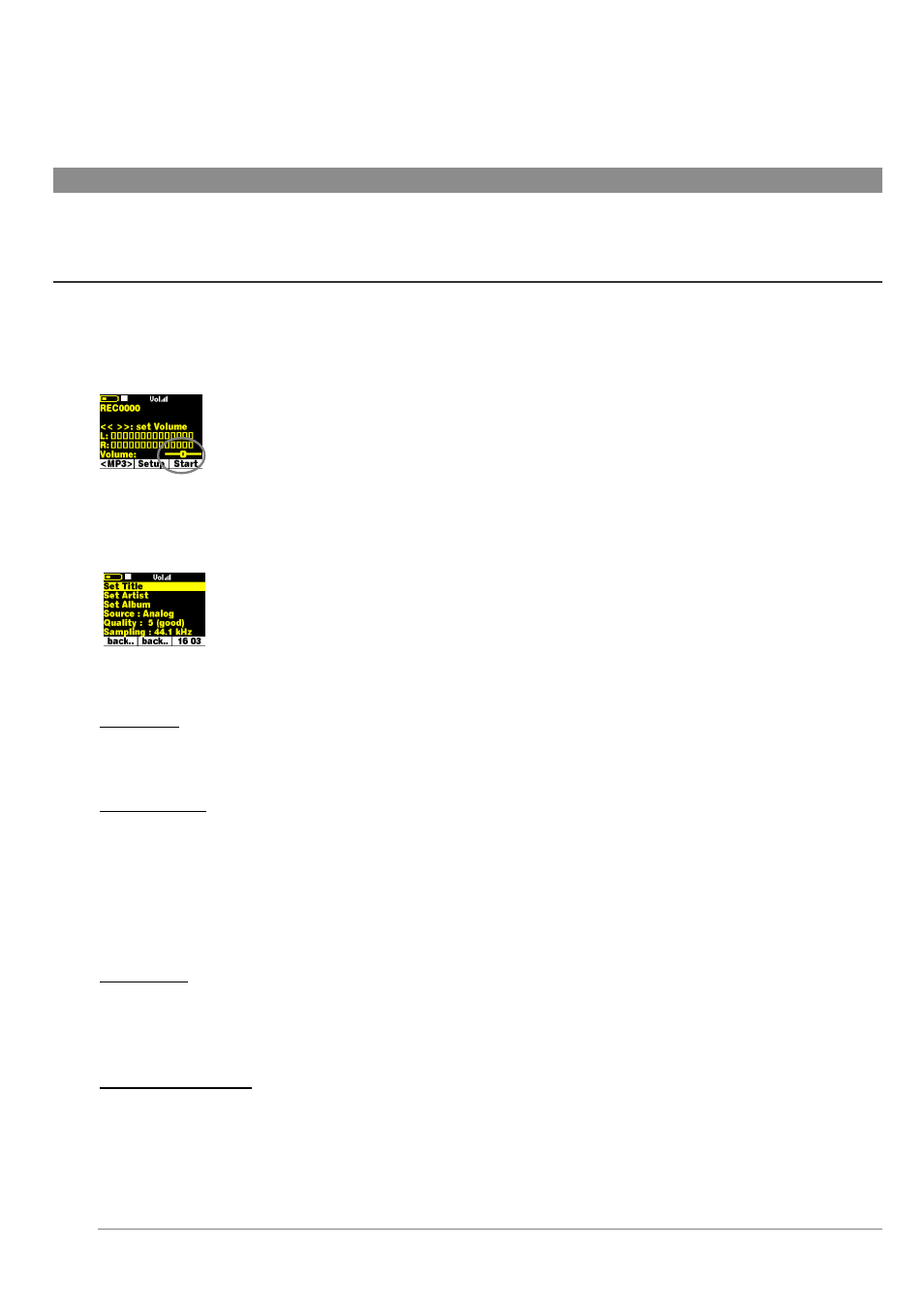 5 recording mp3 music | ARCHOS 20 User Manual | Page 15 / 29