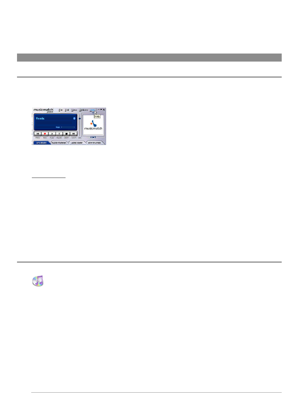 11 using musicmatch™ software | ARCHOS 20 User Manual | Page 26 / 29