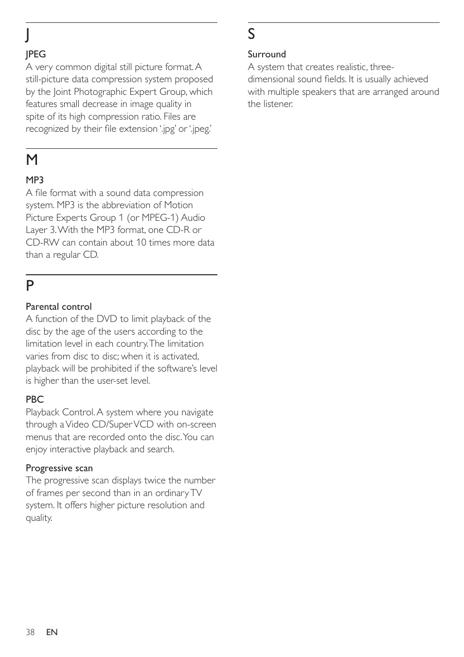 Philips HSB2351-F7B User Manual | Page 37 / 38