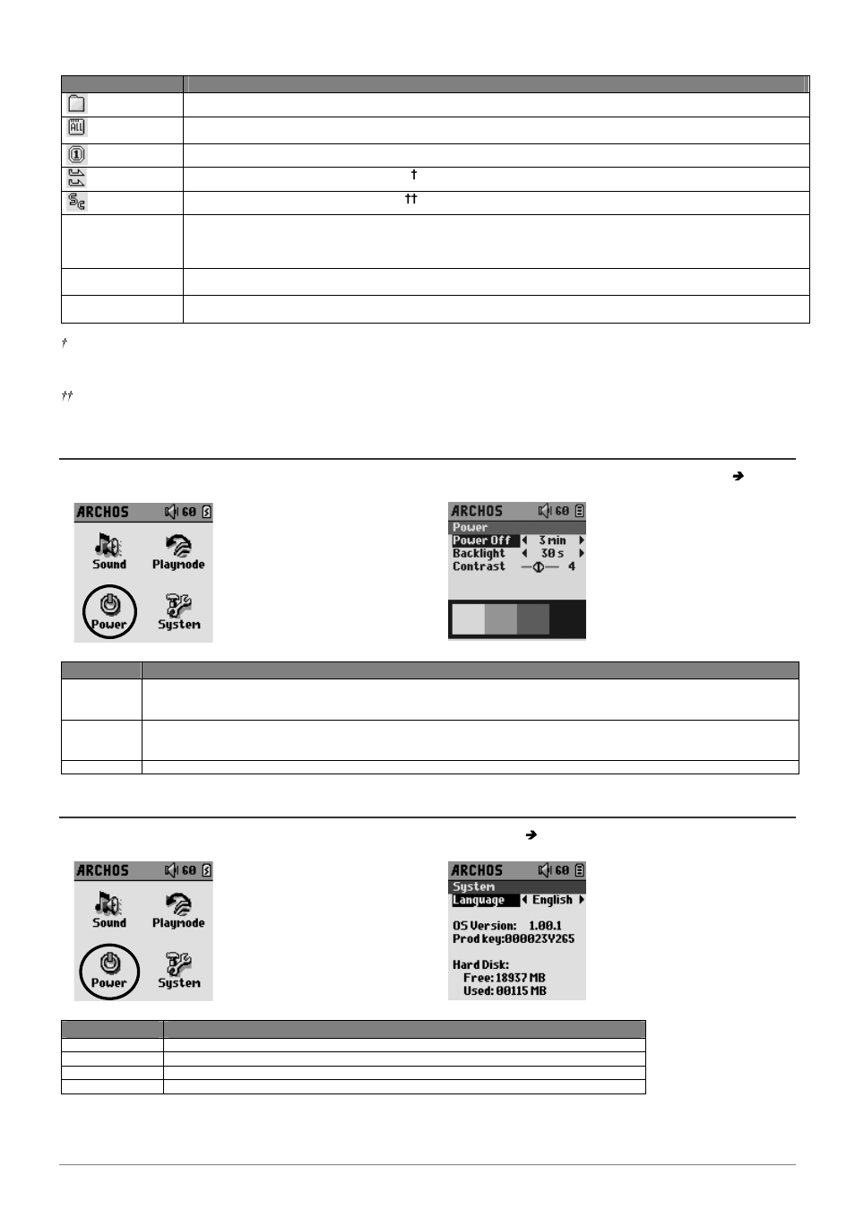 ARCHOS XS series User Manual | Page 11 / 22