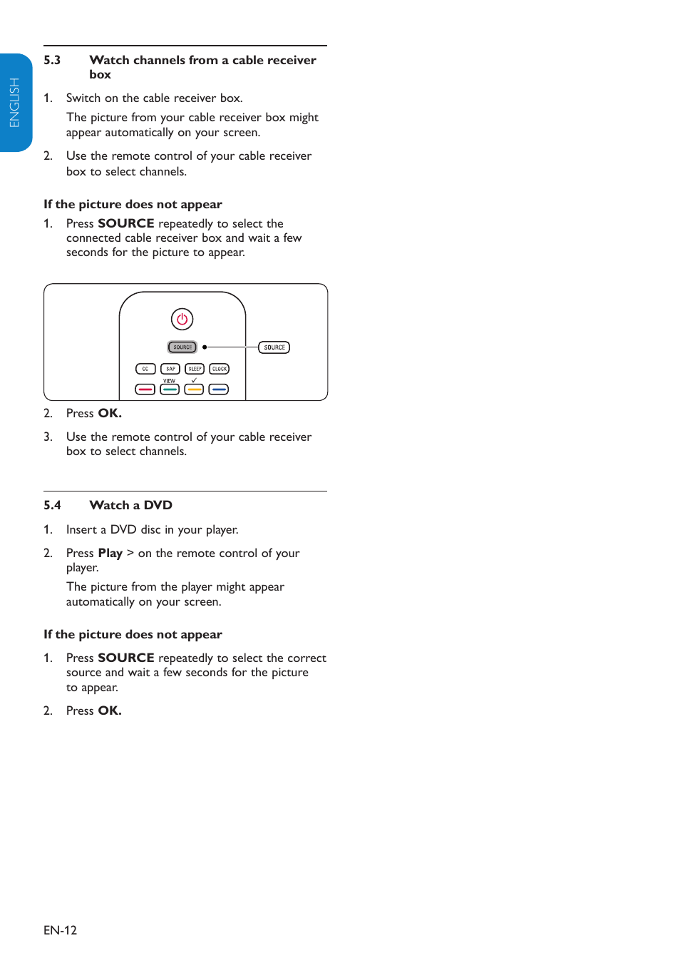 Philips 19" LCD TV Digital Crystal Clear User Manual | Page 13 / 35