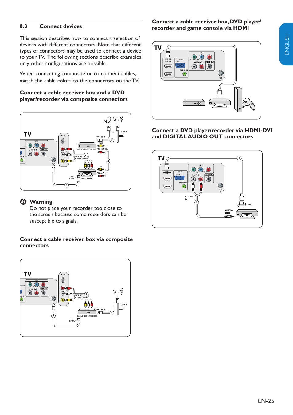 En-25 | Philips 19" LCD TV Digital Crystal Clear User Manual | Page 26 / 35