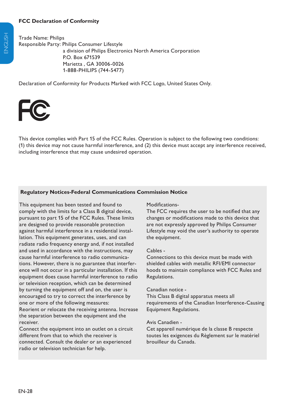 Philips 19" LCD TV Digital Crystal Clear User Manual | Page 29 / 35