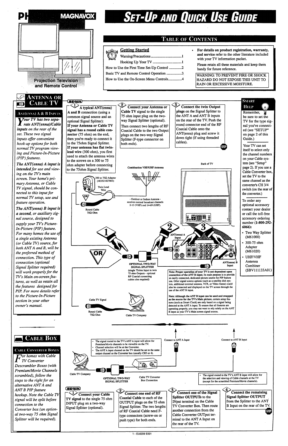 Philips 7P6051C User Manual | 4 pages