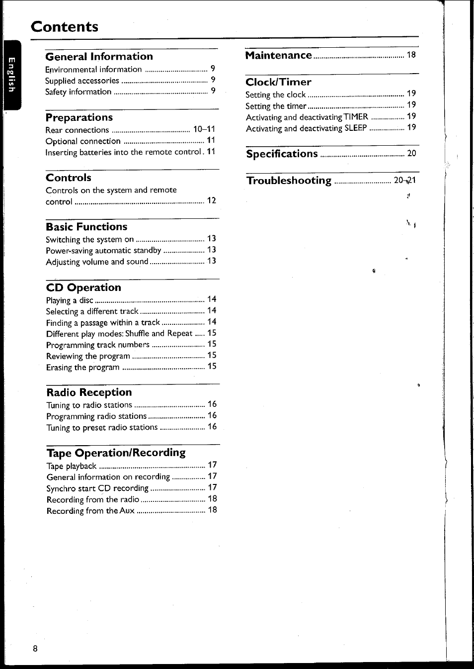 Philips MC10537 User Manual | Page 8 / 60