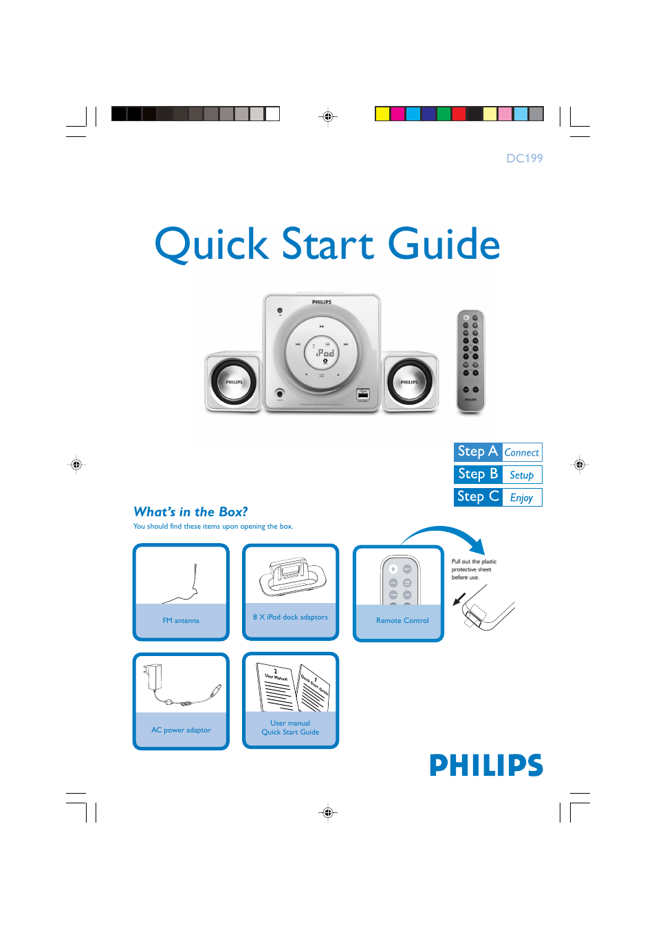Philips USB Direct docking entertainment system User Manual | 4 pages