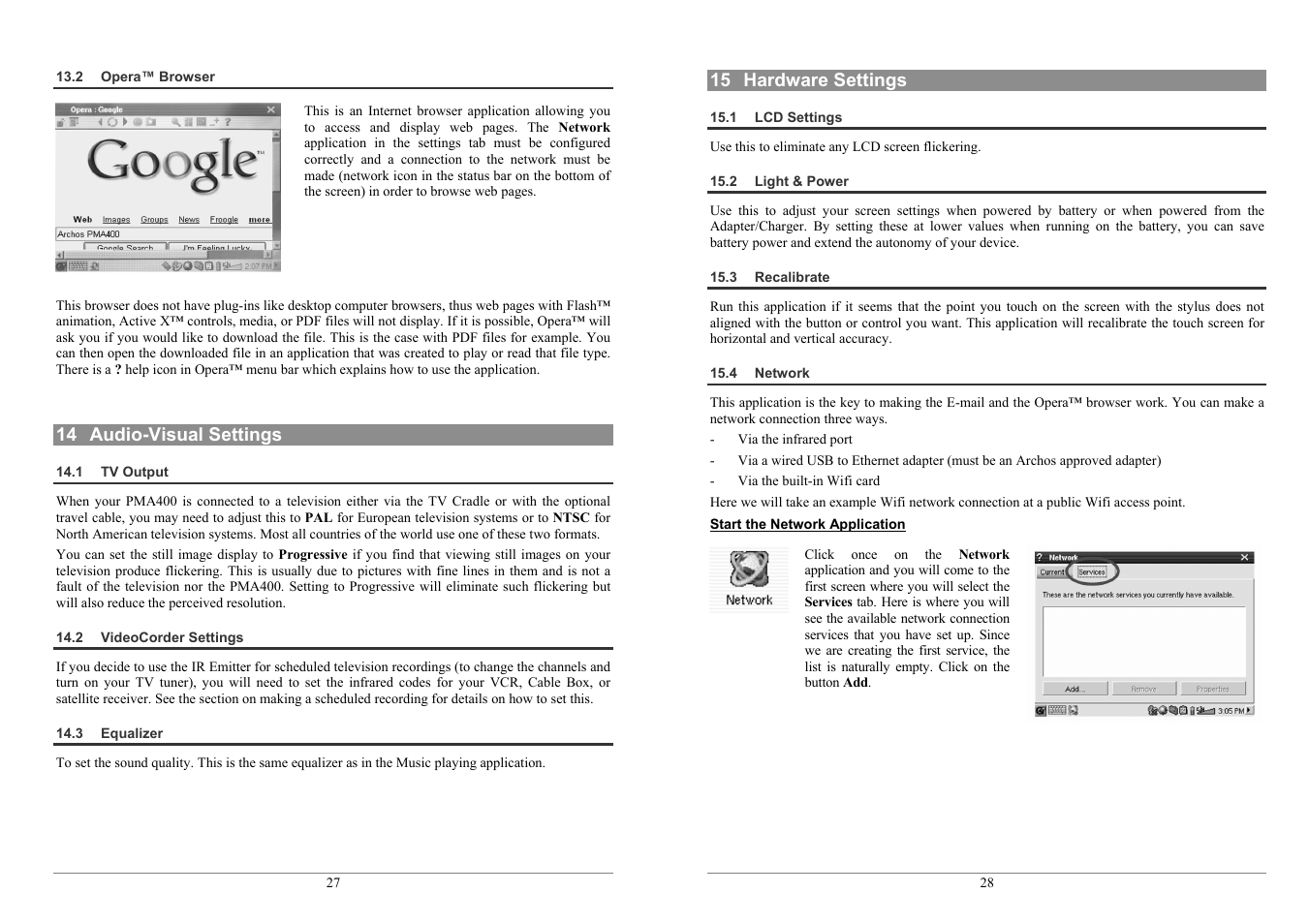 ARCHOS PMA400TM User Manual | Page 14 / 96