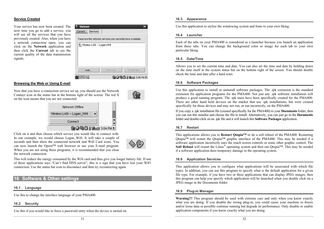 ARCHOS PMA400TM User Manual | Page 16 / 96