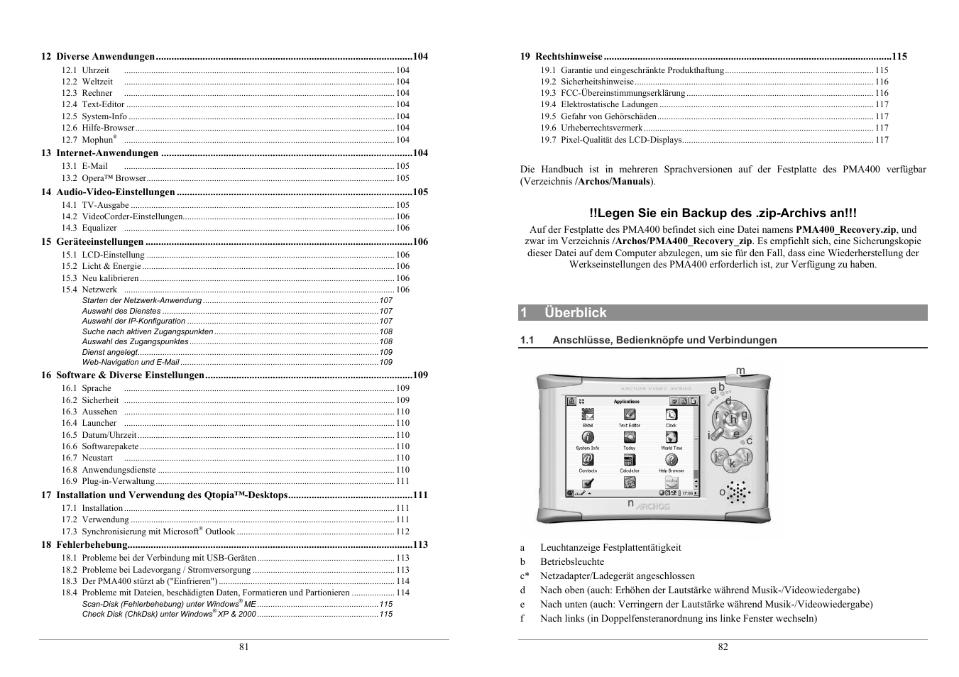 ARCHOS PMA400TM User Manual | Page 41 / 96