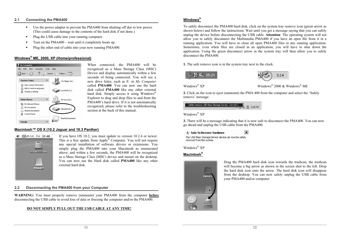 ARCHOS PMA400TM User Manual | Page 6 / 96