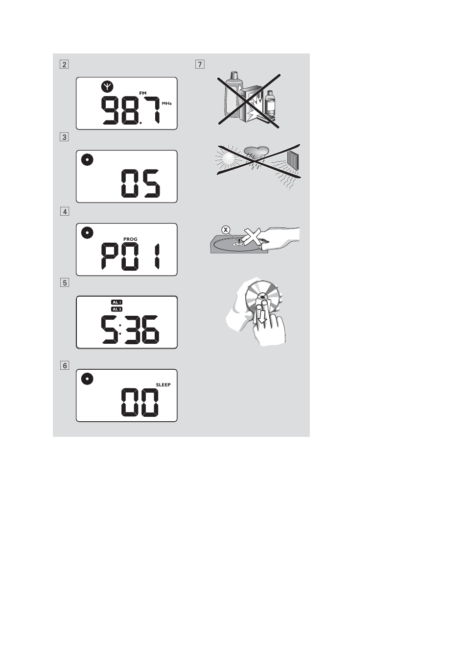 Philips AJ130B-37B User Manual | Page 7 / 15