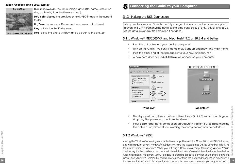ARCHOS Gmini200 User Manual | Page 15 / 24