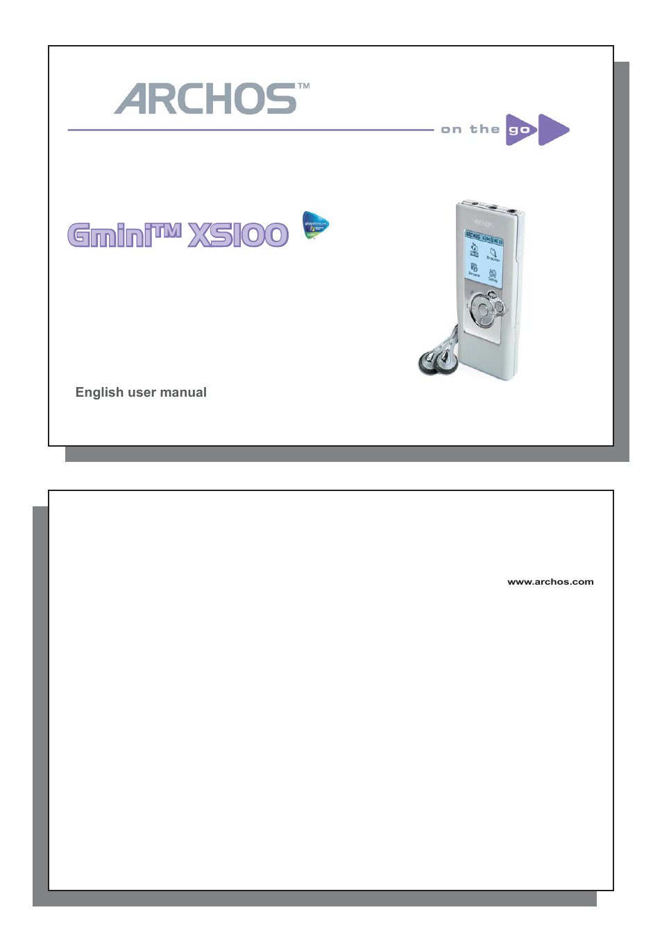 ARCHOS Gmini XS100 User Manual | 26 pages