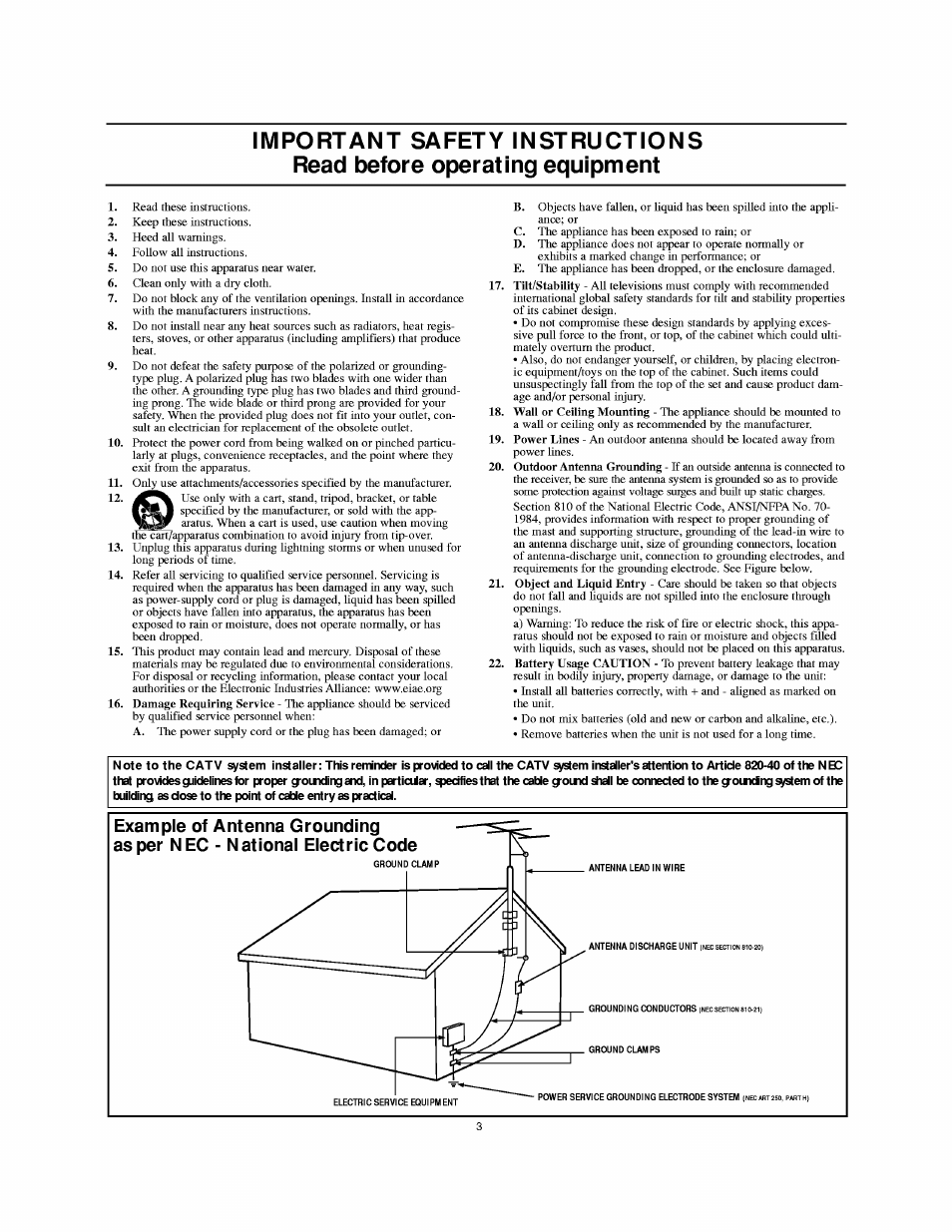 Philips 30PW8502-37 User Manual | Page 3 / 40