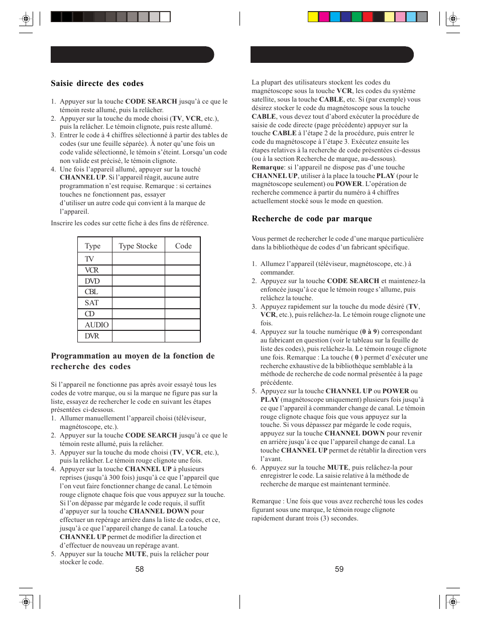 Configuration (suite) | Philips US2-PMDVR8W User Manual | Page 30 / 39