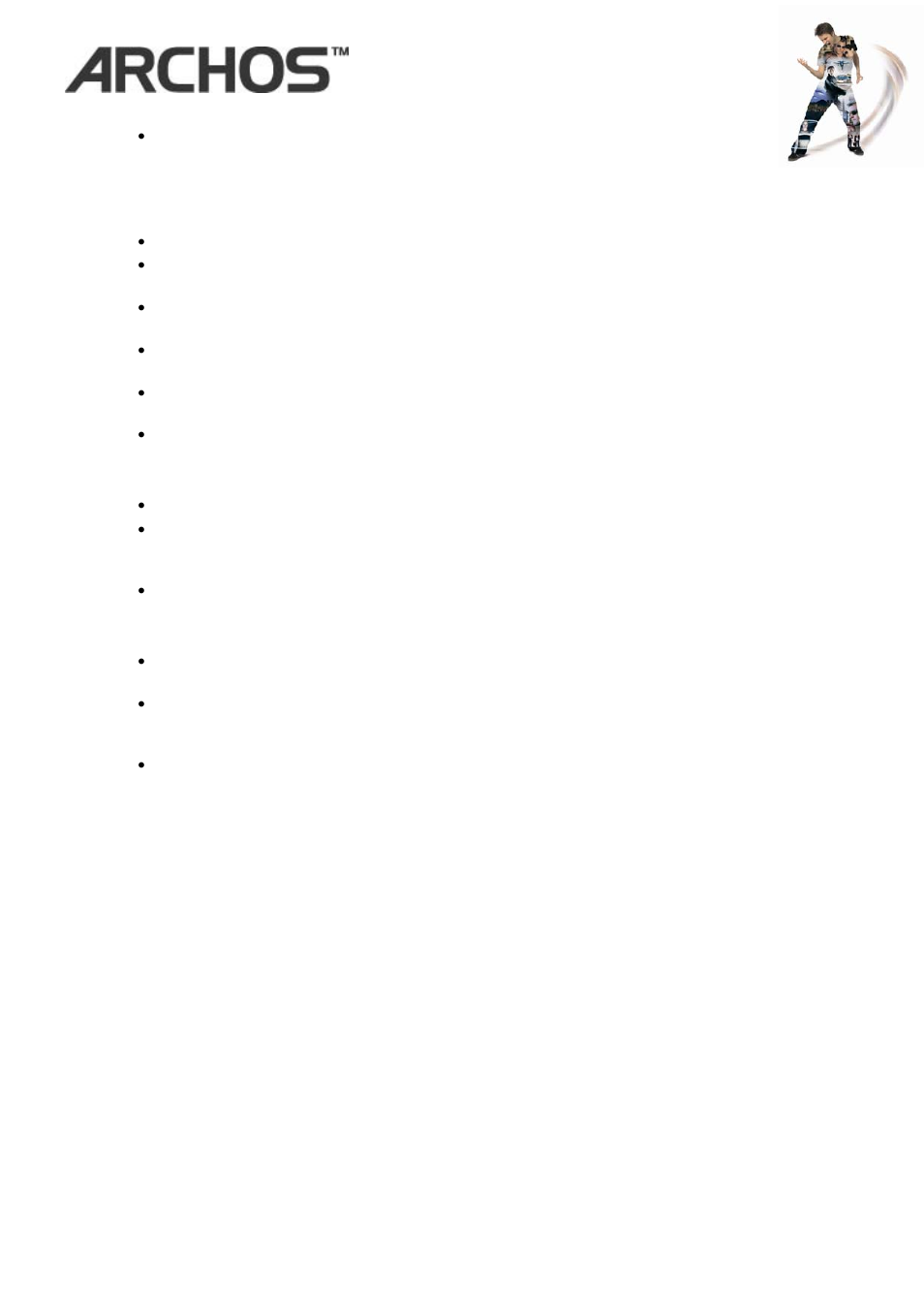 ARCHOS 404 User Manual | Page 2 / 4