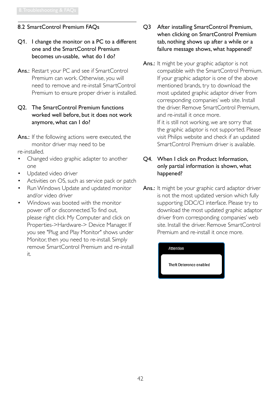 Philips 228C3LHSB-00 User Manual | Page 44 / 48
