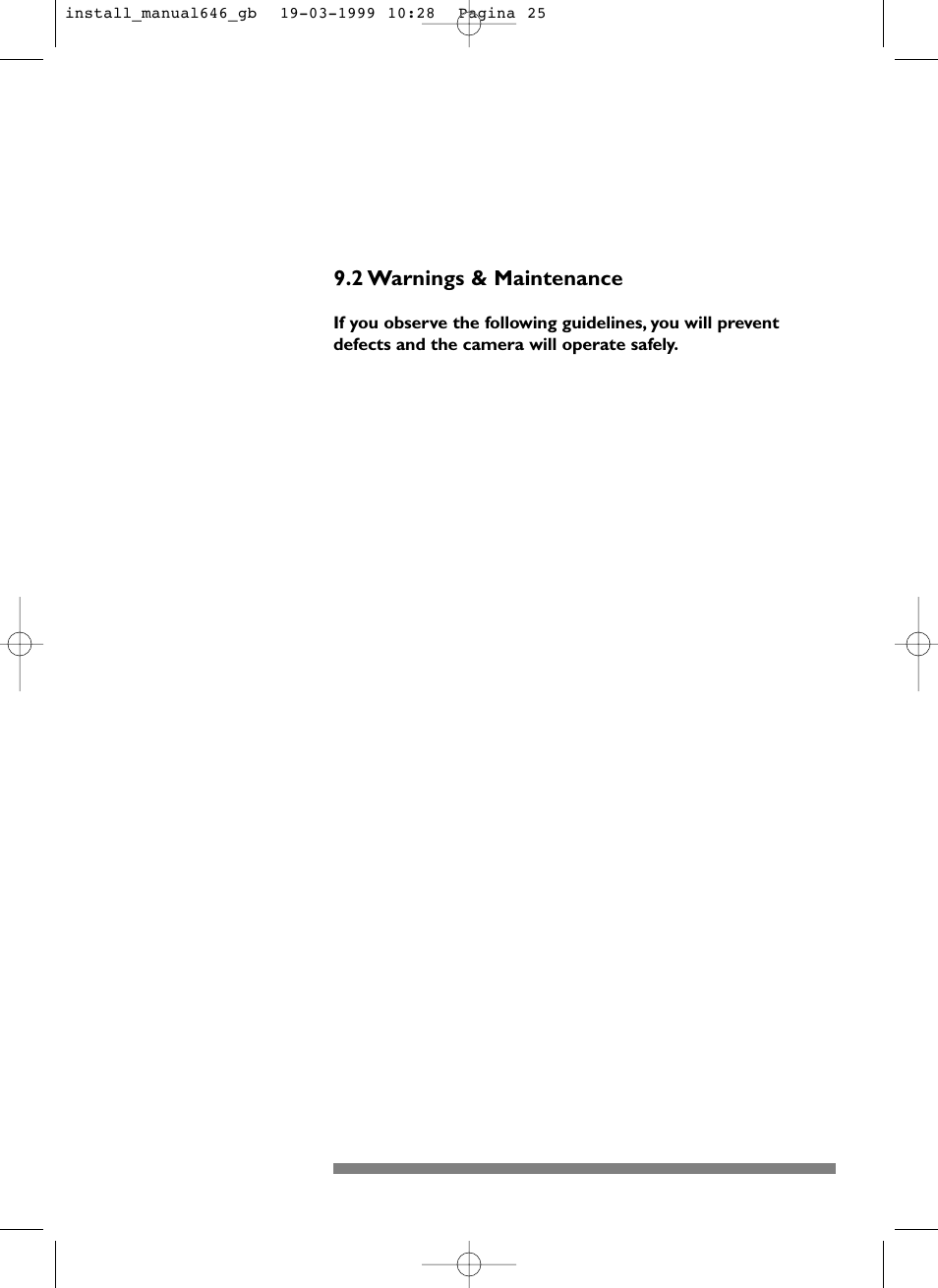 2 warnings & maintenance | Philips PCA646VC User Manual | Page 26 / 26