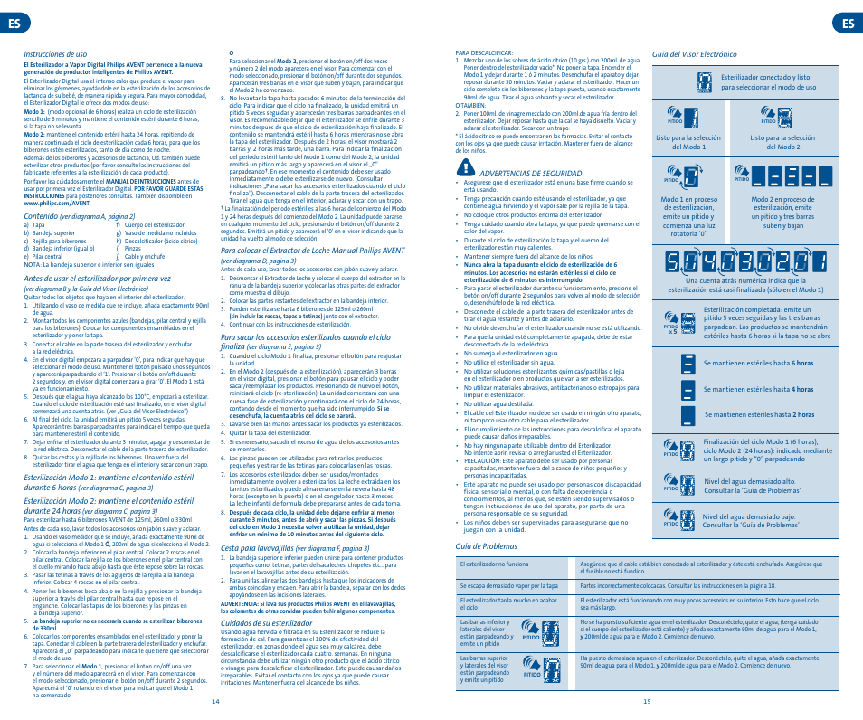 Philips SCF276-01 User Manual | Page 8 / 17
