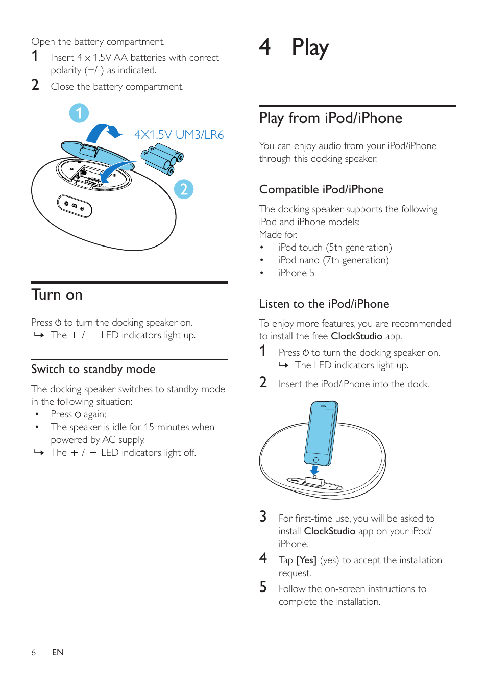 4 play | Philips DS3400-37 User Manual | Page 7 / 12