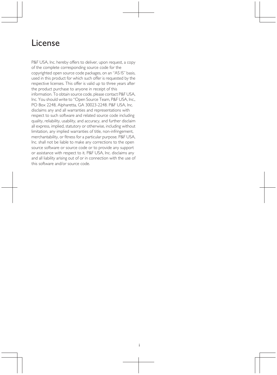 License | Philips 49PFL4909-F7 User Manual | Page 18 / 19