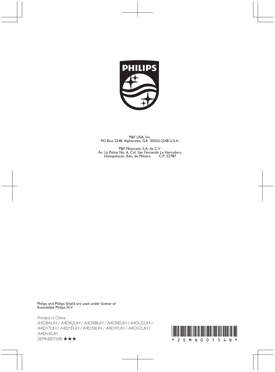 Philips 49PFL4909-F7 User Manual | Page 19 / 19