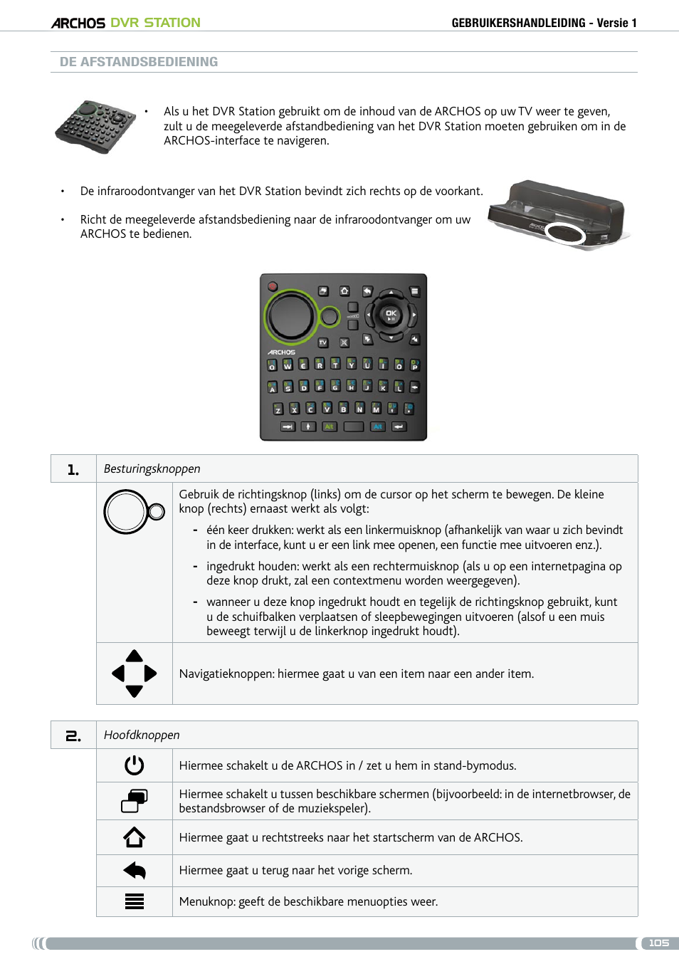 ARCHOS DVr stAtioN User Manual | Page 105 / 141