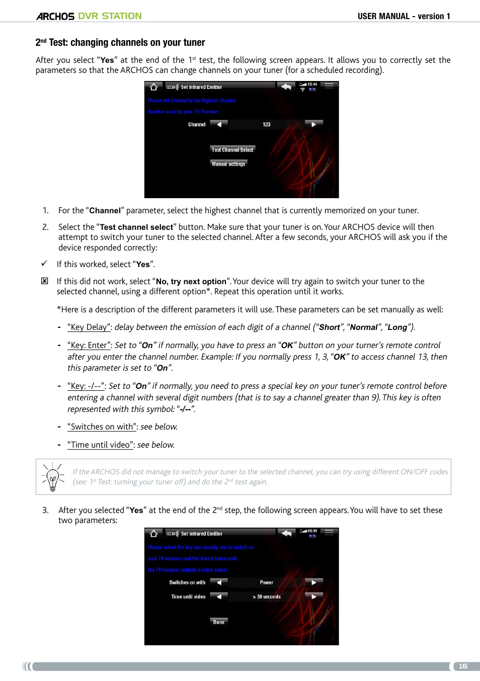ARCHOS DVr stAtioN User Manual | Page 16 / 141