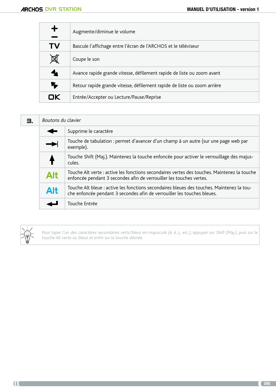 ARCHOS DVr stAtioN User Manual | Page 26 / 141
