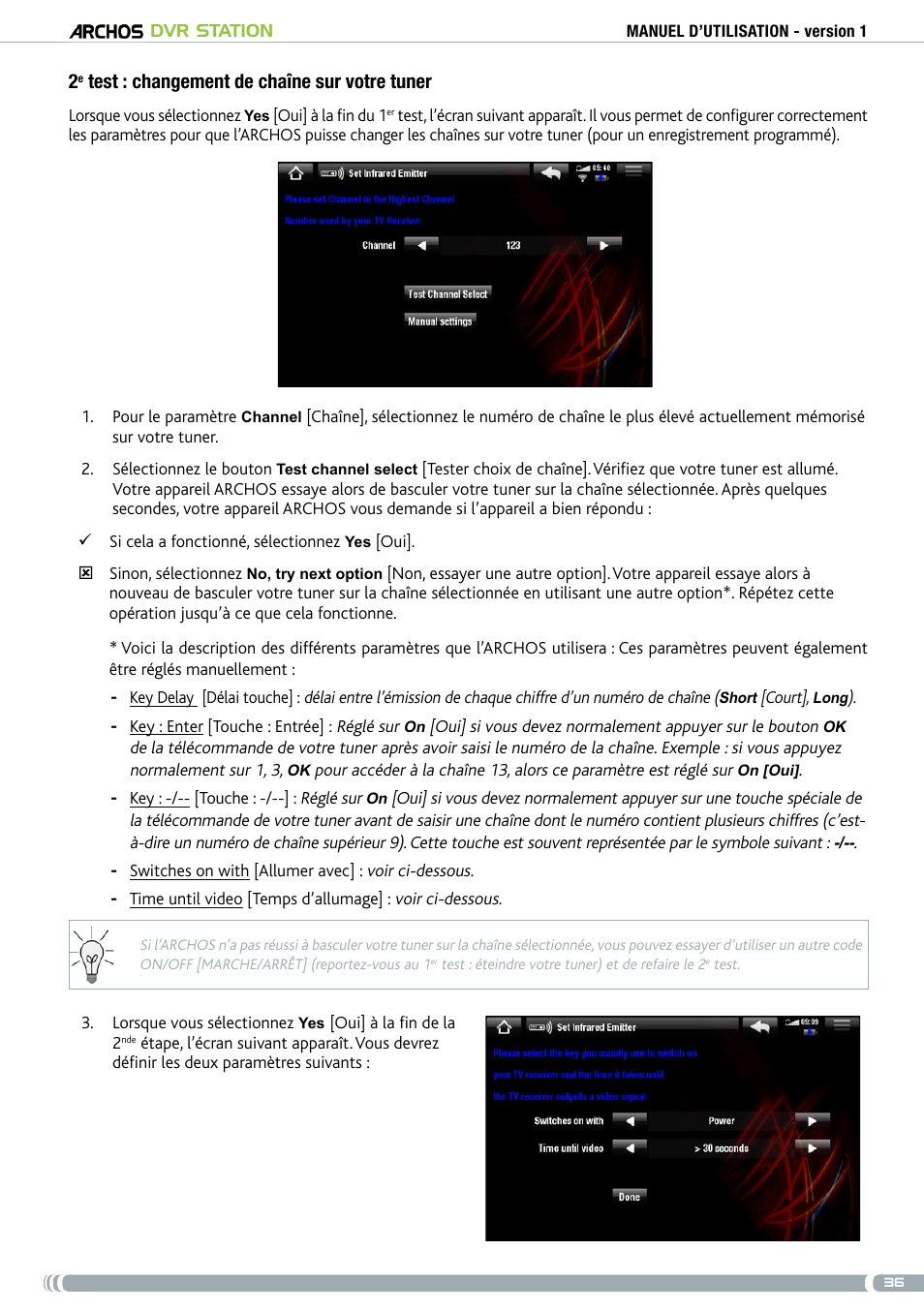 ARCHOS DVr stAtioN User Manual | Page 36 / 141