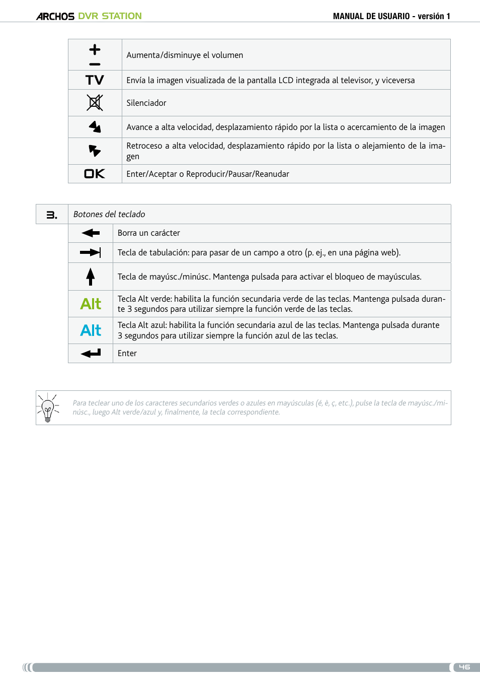 ARCHOS DVr stAtioN User Manual | Page 46 / 141