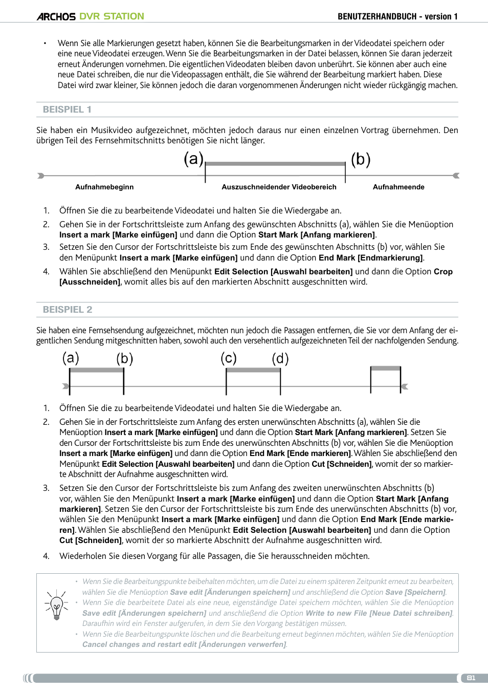 ARCHOS DVr stAtioN User Manual | Page 81 / 141