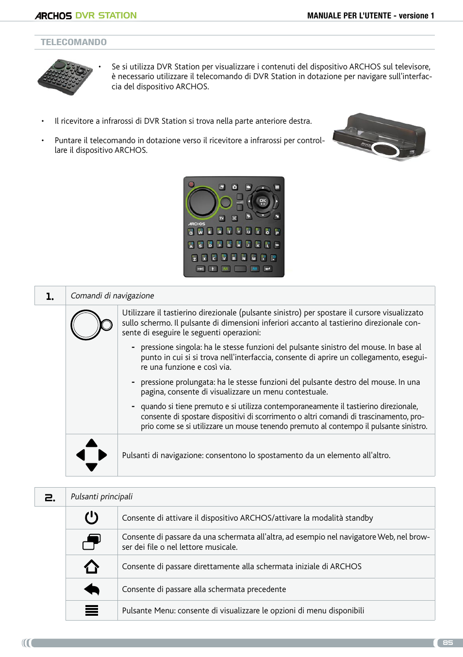 ARCHOS DVr stAtioN User Manual | Page 85 / 141